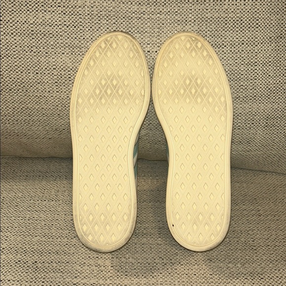 Adidas sz 8 Breaknet Sleek Sneakers Off White/Semi Flash Aqua/Warm Vanilla EUC - Picture 7 of 9